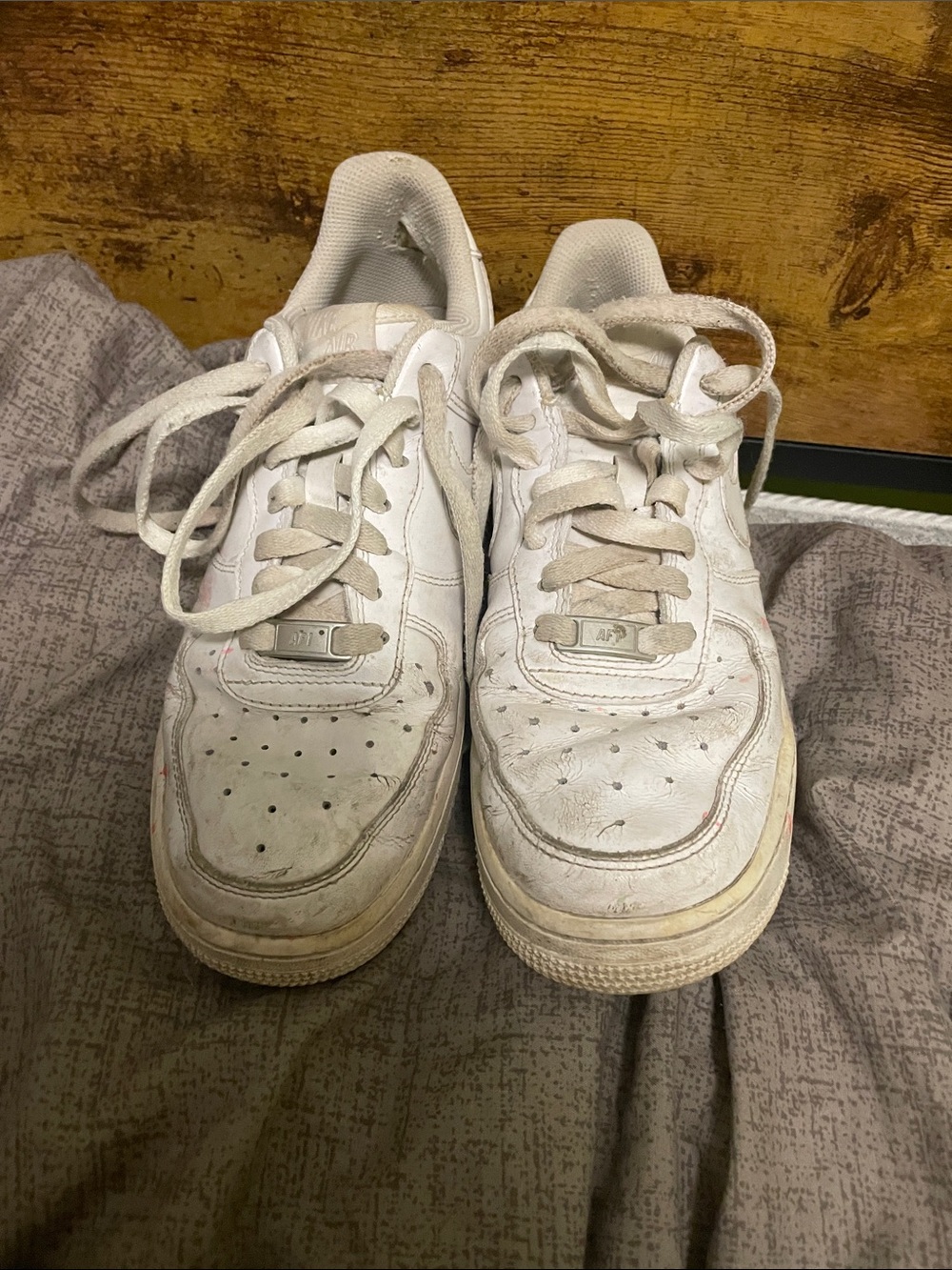 Nike Air Force 1s White Low-Top Sneakers